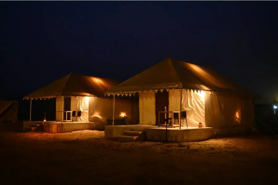 Offbeat Overnight Camel Safari Jaisalmer @ ₹6999 - Non Touristic Isolated Dunes with Stars